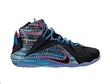 Nike Lebron 12 (23 Chromosomes) Black/Pink Pow-Blue Lagoon/Black