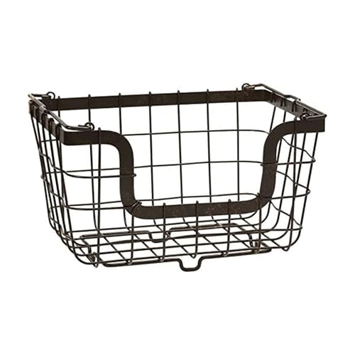 Gourmet Basics by Mikasa General Store Stacking/Nesting Metal Basket