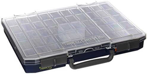 Raaco142335 Compartment Box, "Carrylite 55" 5x10-0/Dlu in Blue