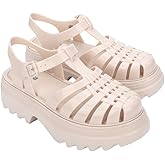Melissa Possession Platform II Jelly Sandals for Women – Classic Fisherman-Style Chunky Platform with Adjustable Ankle Strap, Lightweight EVA Sole, and Non-Slip Traction