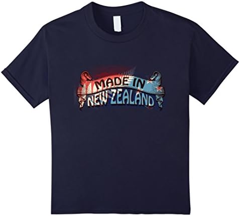 Kids New Zealand T-shirt - Made in New Zealand 8 Navy