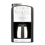 Capresso 465.05 CoffeeTeam TS 10-Cup Digital Coffeemaker with Conical Burr Grinder and Thermal Carafe