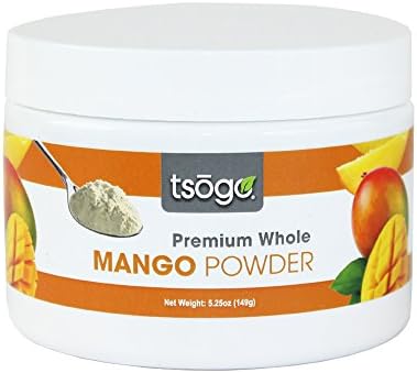 Tsogo Premium Mango Powder, 149g, 48 Total Servings, Fruit Smoothies - No Added Flavors, Fillers or Sugars