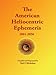 The American Heliocentric Ephemeris 2001-2050