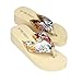 Hot Sale!Women Flip-Flops 2018,Todaies Women Bohemia Floral Beach Sandals Wedge Platform Thongs Slippers Flip Flops 3 Colors