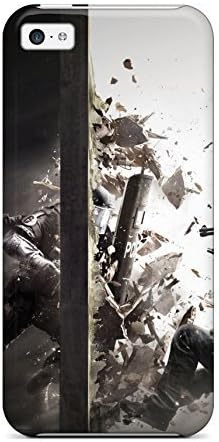 Best 8750885K97116436 Iphone 5c Hybrid Tpu Case Cover Silicon Bumper Rainbow Six Siege 2015 Game