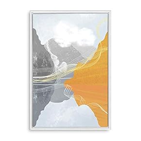 Framed Canvas Home Artwork Decoration Abstract Artwork Canvas Wall Art for Living Room, Bedroom - 16x24 inches