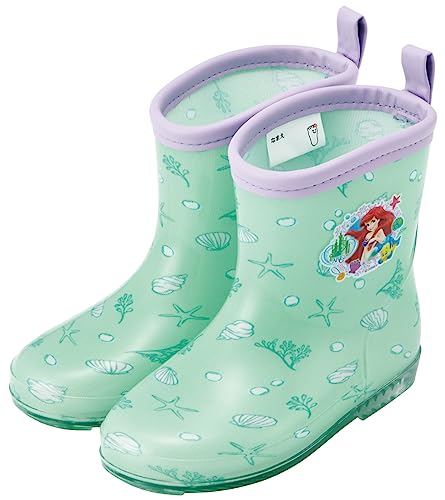 スケーター(Skater) レインブーツ シューズ 長靴 子供用 ディズニー アリエル 反射テープ付 16cm RIBT16-A