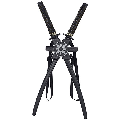 Amscan AMSCAN Double Ninja Swords Halloween Costume Accessories