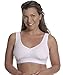 Carole Martin Slip-On Wireless Comfort Bra for Women - 36 White