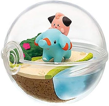 Re-Ment Pokemon Terrarium Phanpy & Cleffa Character Capsule Box Candy Toy Mini Figure Collection Vol.7 Anime Art