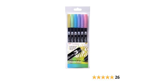tombow dual brush pen pastel