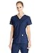 Code Happy Women's Fit and Flare V-Neck Scrub Top