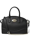 Roberto Cavalli Women's Leather Satchel Handbag Black