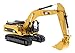 Caterpillar CAT 336D L Hydraulic Excavator with Operator 1/50 by Diecast Masters 85241