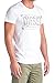 Diesel Mens T Shirt For Successful Living Nuente Maglietta Tee, White, Medium