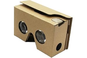 Generico VR Goggles Cardboard 3D Virtual Reality Glasses Box VR Viewer DIY for Smartphone Khaki Smart and Attractive