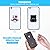 Phone Ring Transparent Cell Phone Ring Holder 360 Degree Rotation 180 Degree Flip Phone Ring Grip Finger Ring Stand Kickstand Compatible Various Mobile Phones or Phone Cases (Transparent)