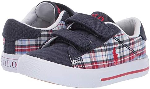 キッズカジュアルシューズ スニーカー 靴 Easten Ii Ez Toddler Navy Multi Canvas 並行輸入品 ご注文で当日配送 7 5 M 15cm Pony Plaid Red