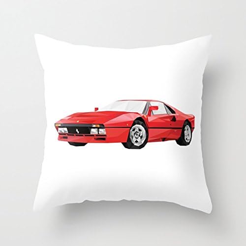 Pillowcases Ferrari 288 GTO 18 x 18 Throw Pillow Set for Sofa Bedroom
