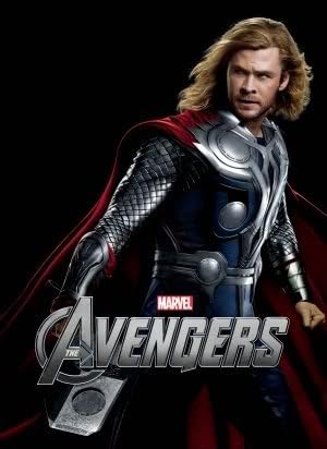 THE AVENGERS - THOR - US MOVIE FILM WALL POSTER - 30CM X 43CM MARVEL