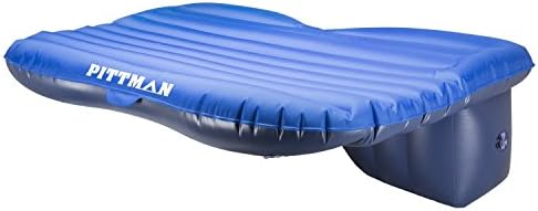 Pittman Outdoors AirBedz Rear Seat Air Mattress with Portable DC Air Pump, Mid-Size, Blue