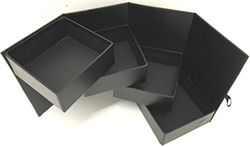 Ameniti, 4 Tier Petite Box Black Empty