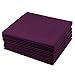 Sorbus Foldable Storage Cubes - 6 Fabric Baskets for Organizing Pantry, Closet, Shelf, Nursery, Playroom, Toy Box, Cubby - 11 Inch Dual Handle Collapsible Closet Organizers and Storage Bins (Purple)