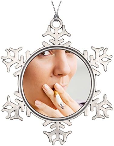Tree Branch Decoration Ciggy Blank Personalized Snowflake Ornaments Christmas