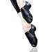 STELLE Leather Jazz Slip-On Dance Shoes for Girls Boys Toddler Kid