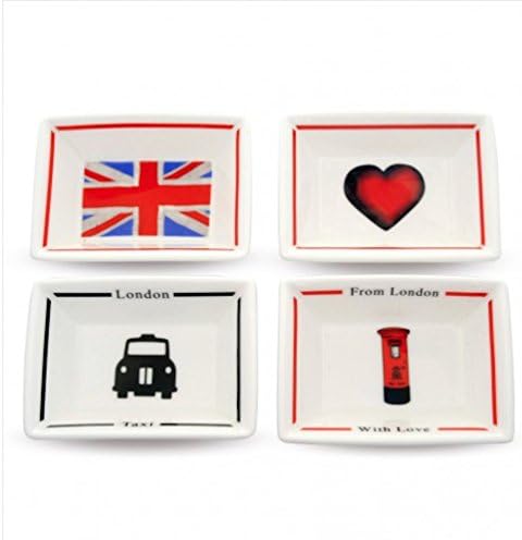 Halcyon Days From London With Love Trinket Tray Set