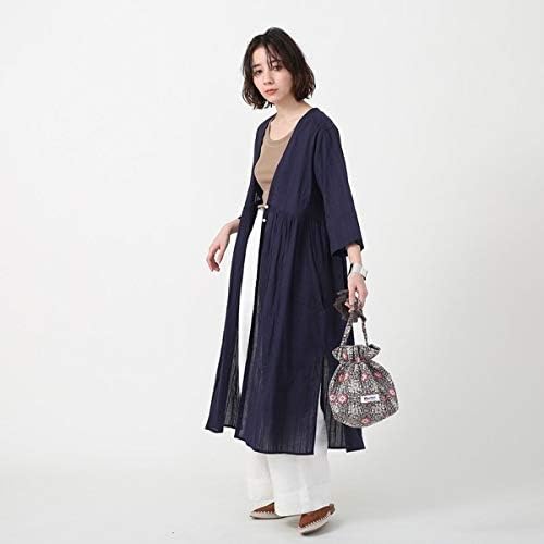 Amazon コーエン レディース Coen ドビーロングガウン Navy Free ワンピース チュニック 通販