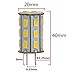 GY6.35 LED Bulb 5 Watt 12V AC DC Warm White 3000K G6.35/GY6.35 Bi-Pin Base 35W Halogen Bulbs Equivalent (Pack of 4)