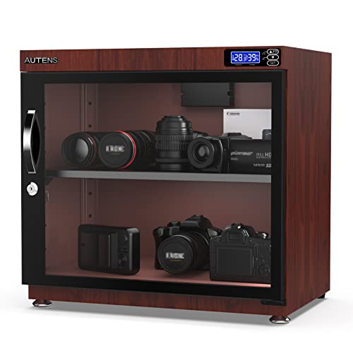 AUTENS 80L Dehumidifying Dry Box, Wood grain Design Digital