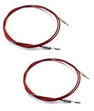 The ROP Shop (2) Snow Plow T-Handle Control Cables (Old Style) for Western 55363 Blade
