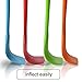Silicone Spatulas, 11 inch Rubber Spatula Heat Resistant Non-Stick Flexible Scraper With Solid Stainless Steel Core for Cooking, 4 Pack