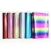 Holographic Faux Leather Fabric Sheets Craft Leather for DIY Hair Bows Headband Earrings A4 Size, 6 Colors