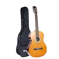 Strong Wind Classical Acoustic Guitar 39 Inch 4/4 Size 6Nylon Strings Guitar Beginner Kit for Students Children Adult