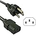 Protac Power Cable Cord for DYNEX TV DX-26L150A11 DX-LCD32-09 DX-L42-10A DX-55L150A11 primary