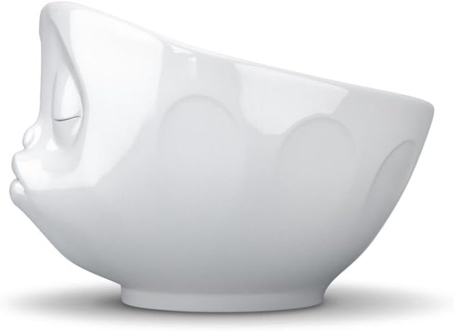 FIFTYEIGHT PRODUCTS Mugs/Bowl Kissing (Porcelain, 500 ml, White, Made in Germany), One Size (Pack of 1) - Image 4