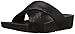 FitFlop Women's Swoop Slide Flip Flop, Black, 7 M US