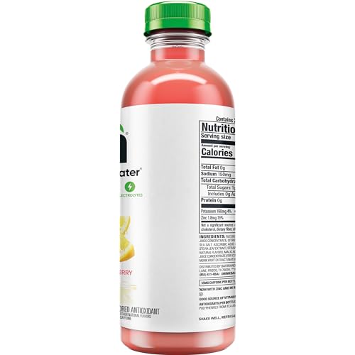 BAI ANTIOXIDANT INFUSED WATER BEVERAGE, SÃO PAULO STRAWBERRY LEMONADE, WITH VITAMIN C AND NO ARTIFICIAL SWEETENERS, 18 FLUID OUNCE BOTTLE, 6 PACK