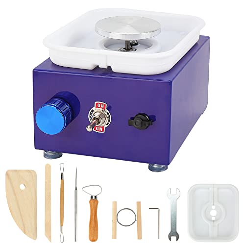 Mini Pottery Wheel, Ceramic Wheel Adjustable Speed Clay
