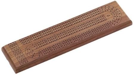 3 Track Cribbage Board, Walnut by CHH
