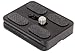 IVATION Set of 2 Replacement Quick Release Plates for The MeFoto A1350Q1W Roadtrip Travel Tripod Kit (White)