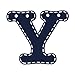 CoCaLo Mix & Match Navy Hanging Letters, Y