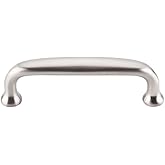 Top Knobs M1281 Asbury Collection 3" Charlotte Pull, Brushed Satin Nickel