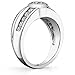 1.10 ct Men's Round Cut Diamond Pinky Ring in 14 kt White Gold In Size 4.5