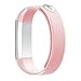 moreFit Fitness Tracker, Slim Touch Screen Activity Health Tracker Wearable Pedometer Smart Wristband, Silver/Blush
