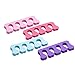 Juvale Toe Separators - 100 Pack Soft Foam Toe Cushions and Spacer Perfect for Nail Polish, Pedicure, Bunion Relief and Hammer Toe (4 Colors)